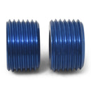Russell Performance 1/4in Allen Socket Pipe Plug (Blue)-1