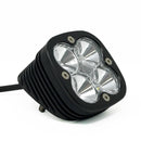 Baja Designs Squadron Sport Flush Mount LED Light Pod Angled Lens Work/Scene Pattern - Black/Clear-1