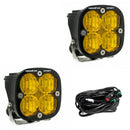 Baja Designs Squadron Sport Wide Cornering Pair LED Light Pods - Amber-1