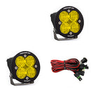 Baja Designs Squadron R Sport Wide Cornering Pair LED Light Pods - Amber-1