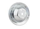 Mr. Gasket Water Pump Pulley - Chrome - Single Groove 1969-1985 Small Block Chevrolet with Long Water Pump-1