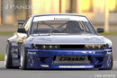 GReddy 89-94 Nissan 240SX Coupe w/ Silvia Headlights Pandem S13 Full Wide-Body Aero Kit w/o GT Wing-4