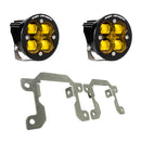 Baja Designs 2019+ Ranger Fog Light Squadron Amber Fog Pocket Kit-1