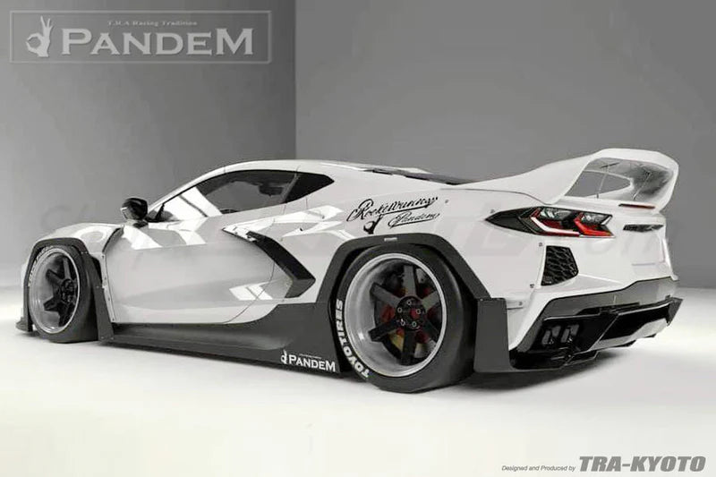 GReddy Pandem RB 2020+ Chevrolet Corvette C8 Complete Wide Body Aero Kit w/ Wing
