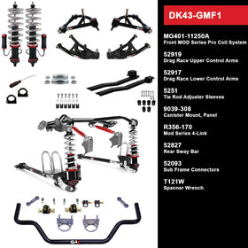 DK43-GMF1 DK43-GMF1 Level 3 Drag Full Vehicle Suspension Kit, 67-69 F-Body W/Shocks