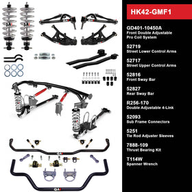 HK42-GMF1 Level 2 Full Vehicle Handling Kit, 67-69 GM F-Body, W/ Shocks