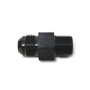 Russell Performance -6 AN Flare to 3/8in Pipe Pressure Adapter (Black)-1