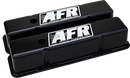AFR SBC Tall Valve Covers. Black Powder Coat. Includes rubber grommets & baffles-1