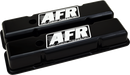 AFR SBC Standard Valve Covers. Black Powder Coat. Includes rubber grommets & baf-1