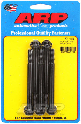 M8 X 1.25 X 90 BLK 12PT 5PK