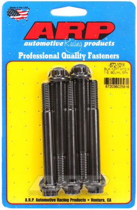 ARP M10  x 1.50 x 90 12pt Black Oxide Bolts (5/pkg)