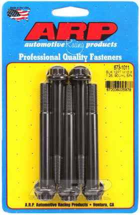 M10 X 1.25 X 90 BLK 12PT 5PK