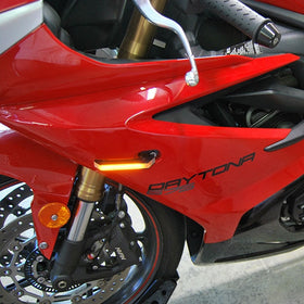 New Rage Cycles 13+ Triumph Daytona 675 Front Turn Signals