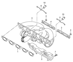 Exhaust Manifold Gasket - Audi / TTRS / RS3 - 0