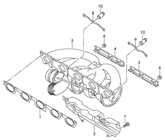 Exhaust Manifold Gasket - Audi / TTRS / RS3