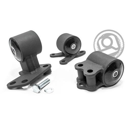 Innovative 92-95 Civic B/D Series Black Steel Mounts 60A Bushings (Auto to Manual Hydro 3 Bolt)
