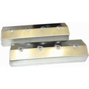 Moroso Chevrolet Small Block (w/Centerbolt Style Heads) Valve Cover - No Logo - Aluminum - Pair-1