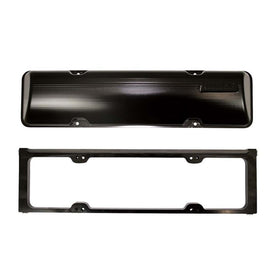 Moroso Chevrolet Small Block (w/13 to 23 Degree Heads) 2 Pc Valve Cover w/Oilers - Billet Aluminum