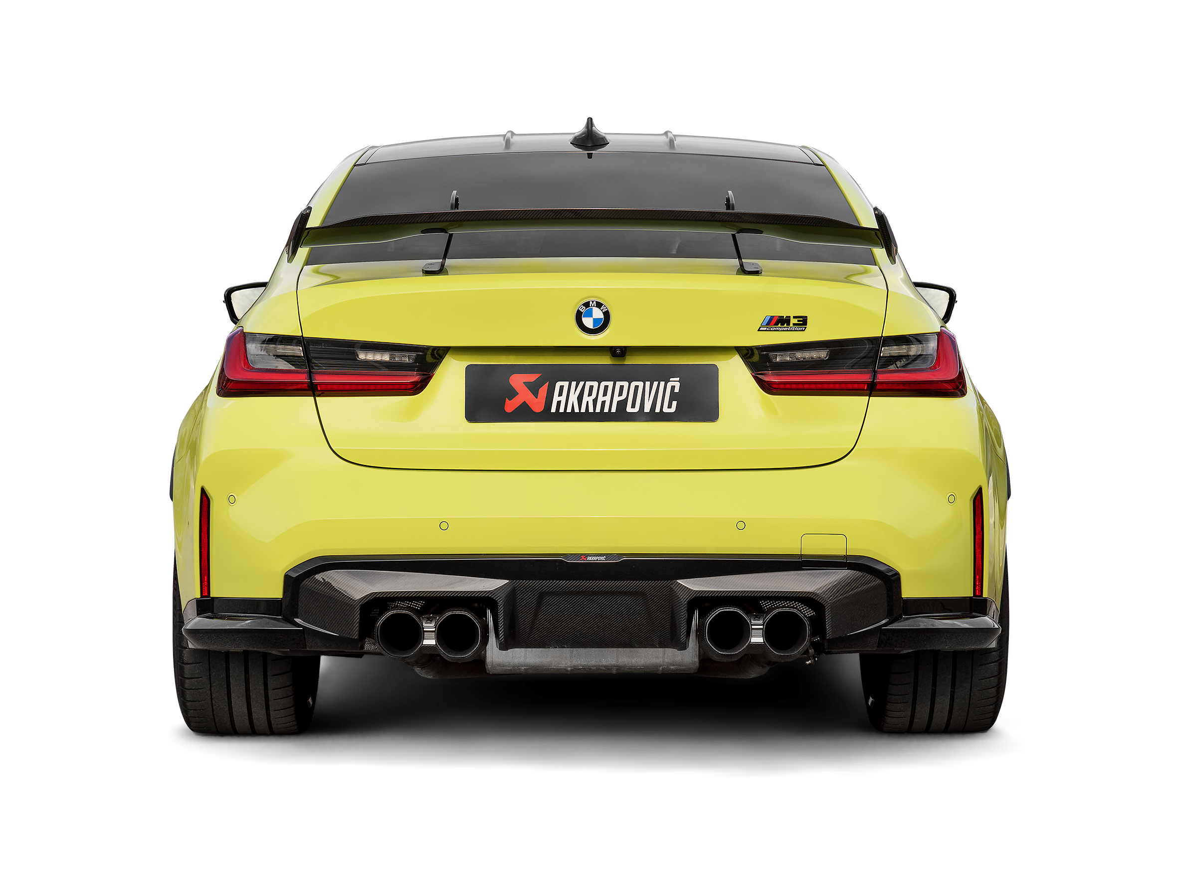 Akrapovic 2021+ BMW M3 (G80)/M4 (G82) Slip-On Line (Titanium) (Req. Tips) - 0