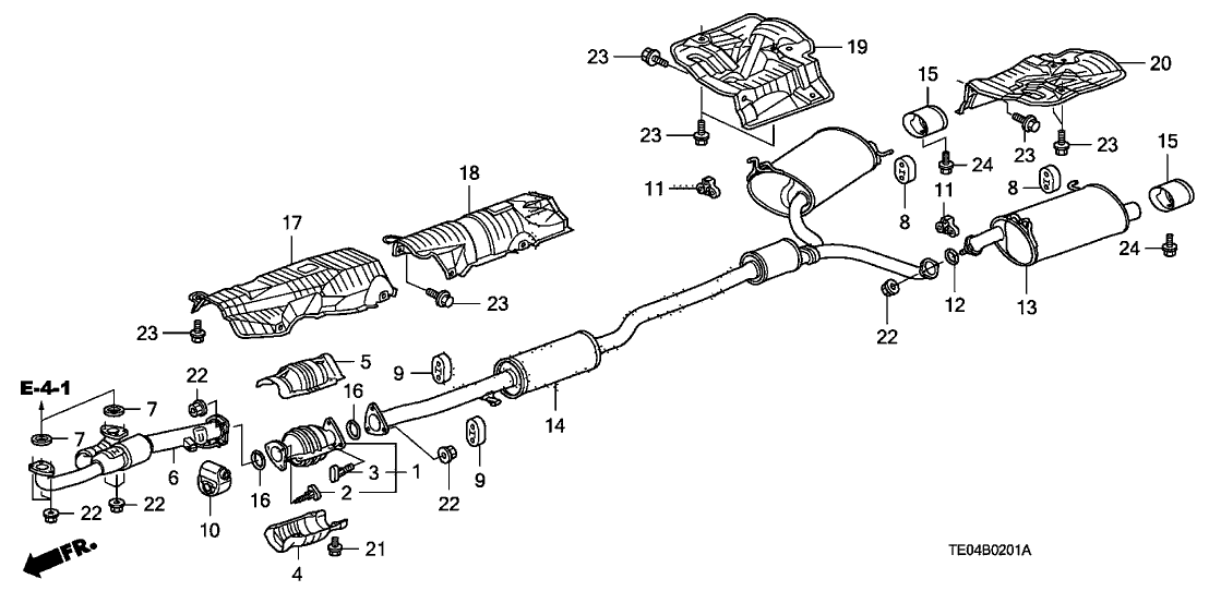 PLM Gaskets For 08+ ACCORD 08+ TL PCD Primary Catalytic Converters to J-Pipe