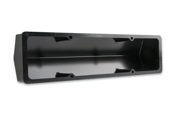 Mr. Gasket Fabricated Aluminum Valve Covers - Black Finish 1960-1986 Chevrolet 262-400 Gen I Small Block