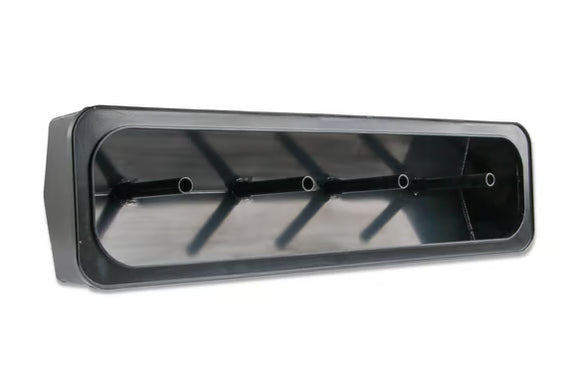 Mr. Gasket Fabricated Aluminum Valve Covers - Black Finish 1987-1997 Chevrolet 305-350 Small Block, No Hole