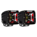 Rigid Industries Radiance 3in Red Backlight - Surface Mount - Pair-1