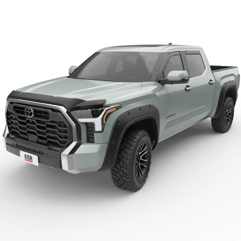 EGR 22-23 Toyota Tundra Superguard Hood Guard - Dark Smoke - 0
