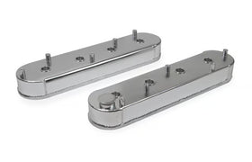 Mr. Gasket Fabricated Aluminum Valve Covers with Coil Stands - Silver 1999-2017 GM LS Series Engines