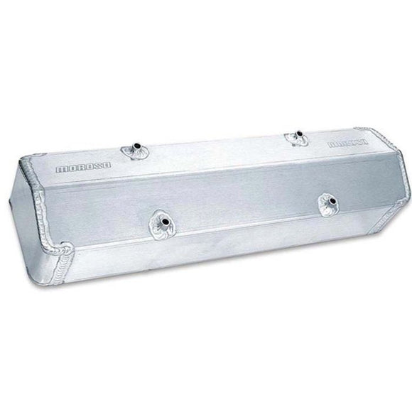 Moroso Chevrolet Small Block (w/Standard Bolt Pattern Heads) Valve Cover - Aluminum - Pair