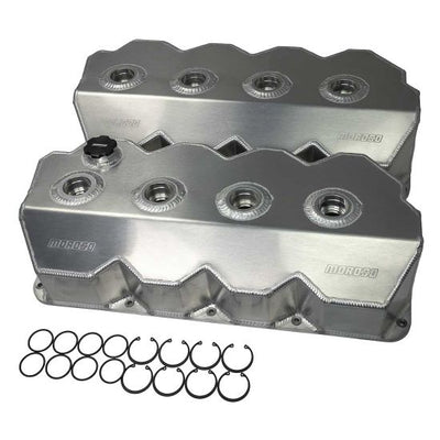 VALVE COVER, MOPAR 426 HEMI, STOCK HEAD, FABRICATED ALUMINUM