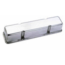 Moroso Chevrolet Small Block Valve Cover - 3.5in - No Logo - Polished Aluminum - Pair-1