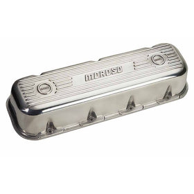 Moroso Chevrolet Big Block Valve Cover - Tall - Polished Aluminum - Pair