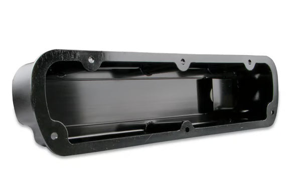 Mr. Gasket Finned Fabricated Aluminum Valve Covers - Black 1962-1985 Ford 221-351W Small Block