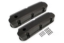 Mr. Gasket Fabricated Aluminum Valve Covers - Black 1962-1985 Ford 221-351W Small Block-1
