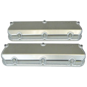 Moroso Ford 302/351W Valve Cover w/Billet Rail - 2.75in - Aluminum - Pair