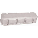 Moroso Chevrolet Big Block Valve Cover w/Billet Rail - No Logo - Exhaust & Intake Pockets - Aluminum-1