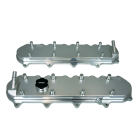 Moroso GM LT1/LT4/L86 Valve Cover - Oil Fill & PCV Ports on Each Cover - Billet Aluminum - Pair