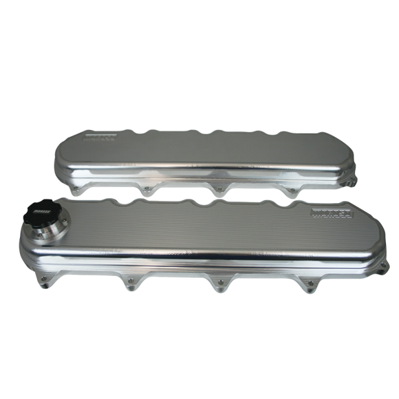 Moroso GM LT1/LT4/L86 Valve Cover - w/Coil Mounts - Oil Fill on Each Cover - Billet Aluminum - Pair