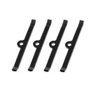 Moroso Chevrolet Small Block Valve Cover Hold Downs - Steel - Black Powder Coat - Set of 4-1