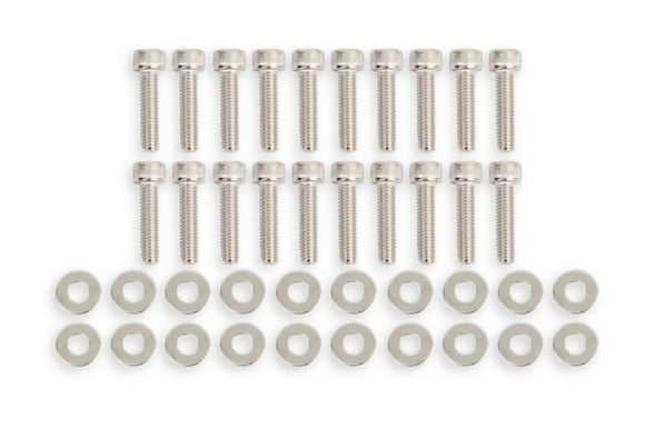 Mr. Gasket Fabricated Valve Cover Hardware - Silver