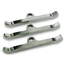 Moroso Mopar Valve Cover Hold Downs - Steel - Chrome Plated - Set of 3-1