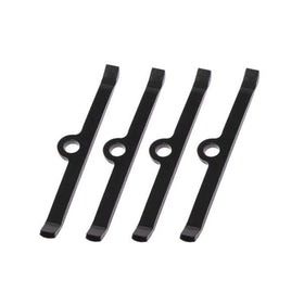 Moroso Pontiac Valve Cover Hold Downs - Steel - Chrome Plated - Set of 4