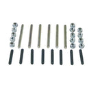 Moroso Chevrolet Big Block (w/Cast Valve Cover) Valve Cover Hex Head Nuts - Zinc Finish-1