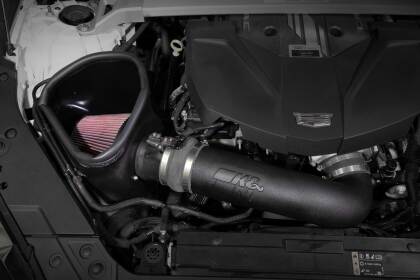 Cold Air Intake System - High-flow Air Filter, Roto-mold Tube - CADILLAC CT5-V BLACKWING V8-6.2L F/I