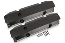 Mr. Gasket Fabricated Aluminum Valve Covers - Black Finish Fits 1965-1978 Chrysler 383-440 B/RB Big Block-1
