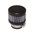 Moroso Filtered Valve Cover Breather - Clamp-On - 1in ID - Black Finish-1