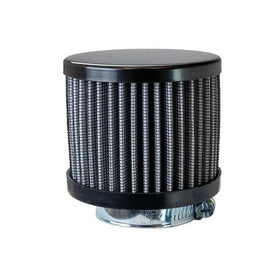 BREATHER, CLAMP ON, NO HOOD, BLACK