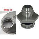 Moroso GM LS Valve Cover Breather Kit -12An Male Fitting - Double Tab Oil Fill Hole-1