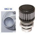 Moroso GM LS Valve Cover Breather Kit - OEM - Single Tab Oil Fill Hole - Black Finish-1